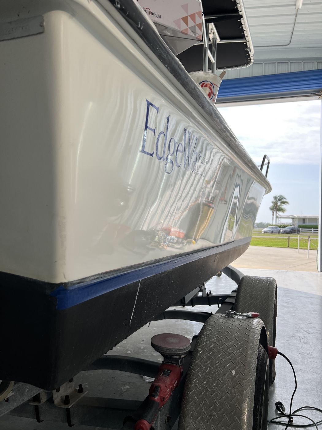 Edgewater Center Console Before And After Detailing