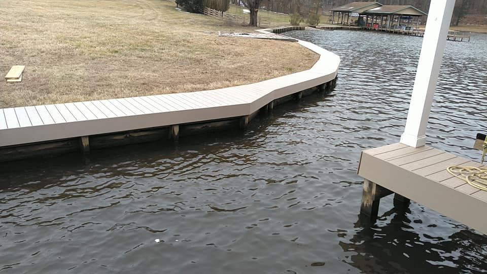 Seawall Construction Lake Anna