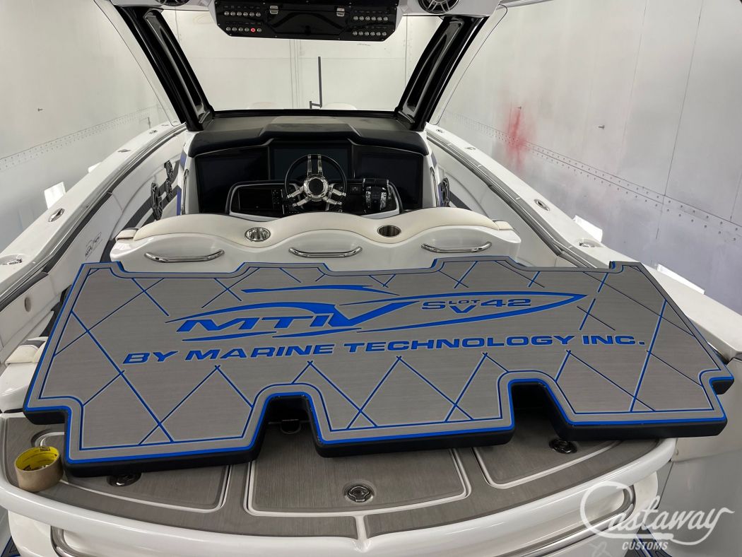 Custom SeaDek 42 MTI Center Console