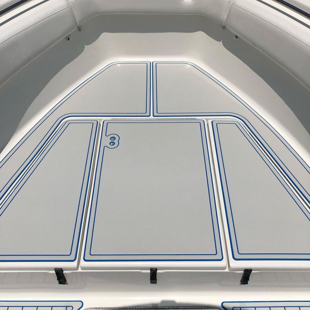 27 Triton Center Console SeaDek Installation