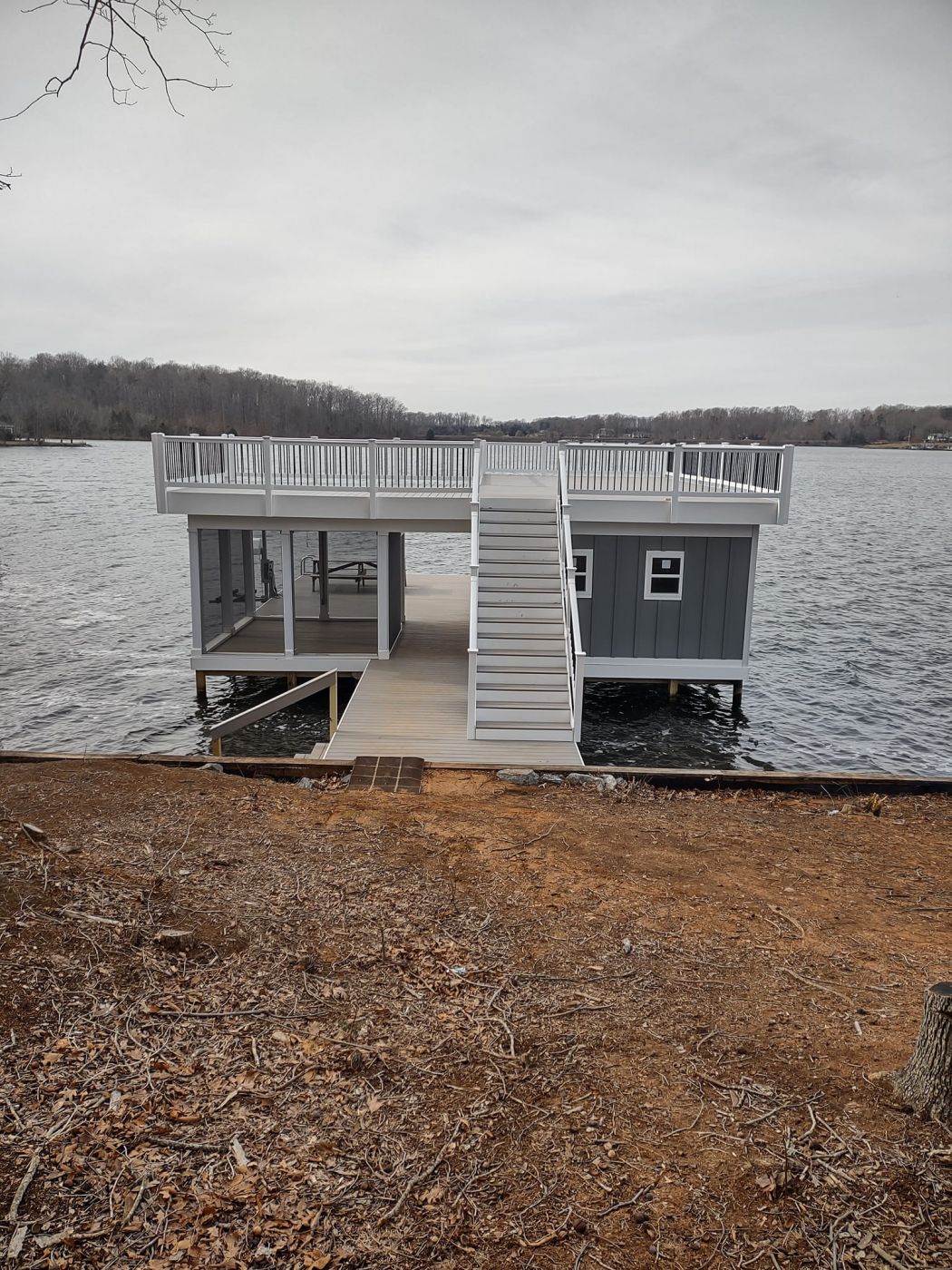 Boat Dock With Wolf Decking