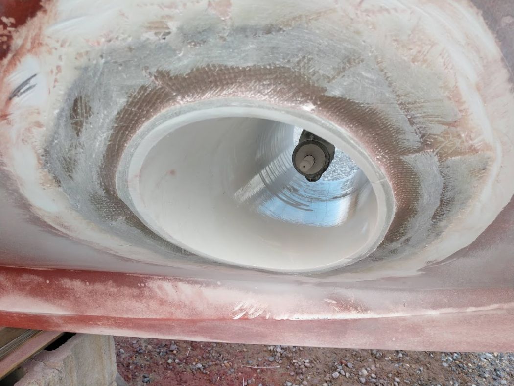 Bow Thruster Installation - Young Brothers commercial fishing boat