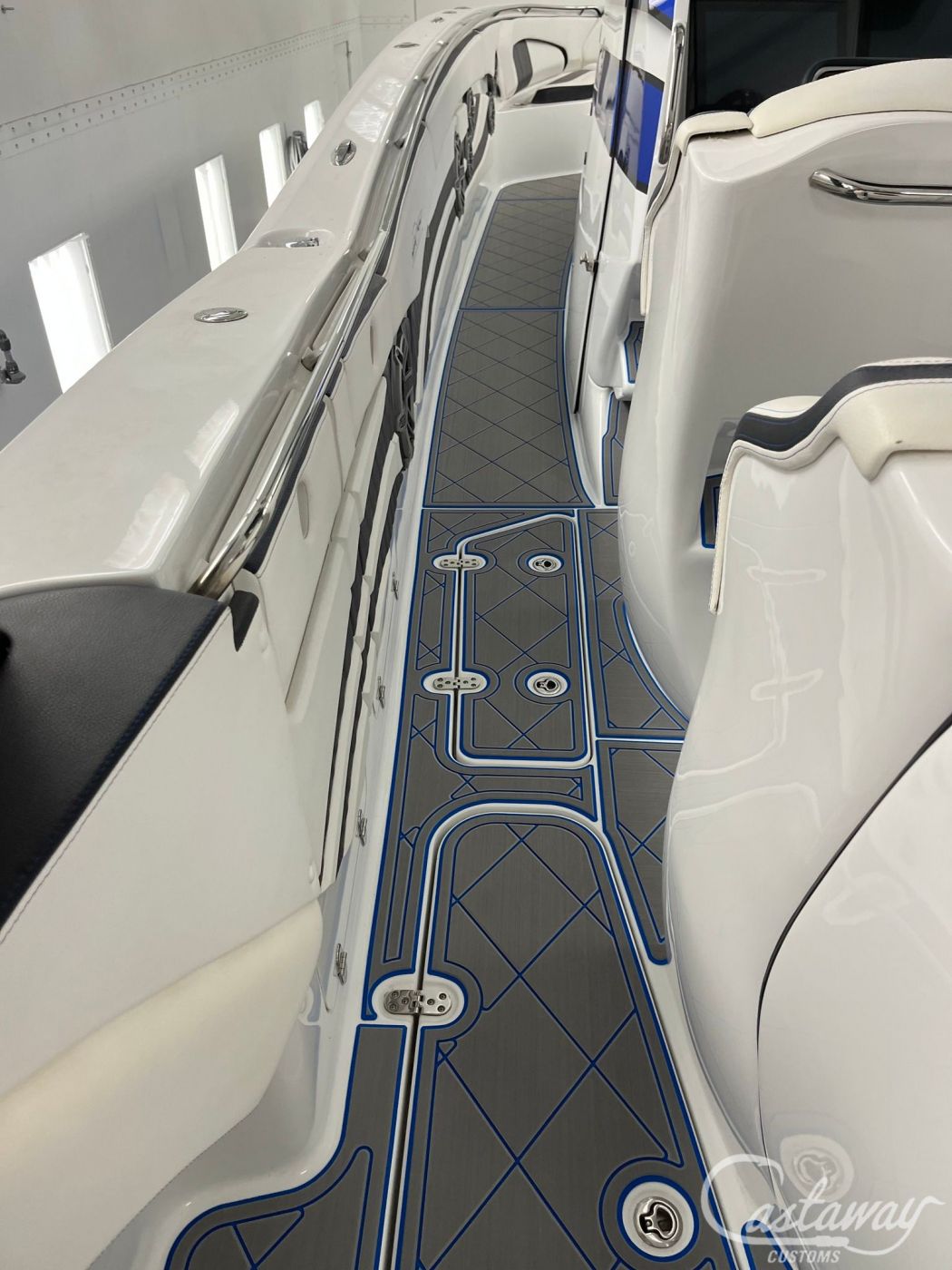 Custom SeaDek 42 MTI Center Console
