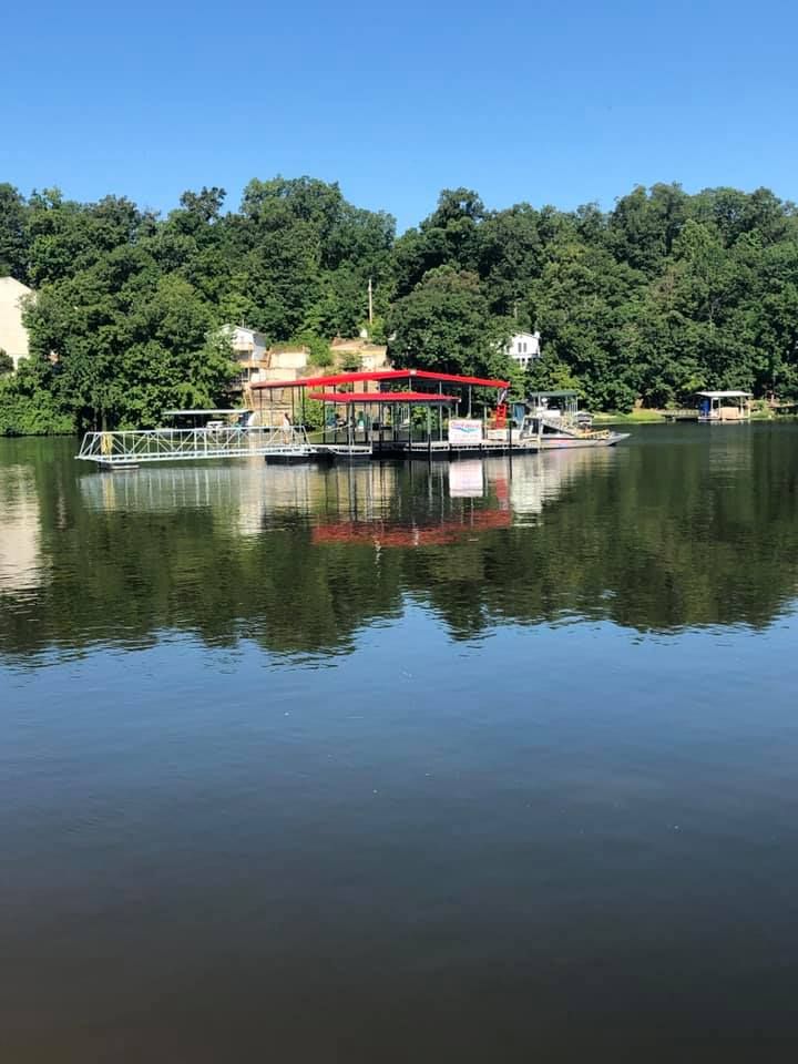 Boat Dock With Swim Deck And PWC Slip