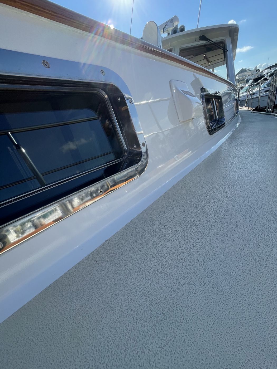 Grand Banks Eastbay 50' Boat Detailing