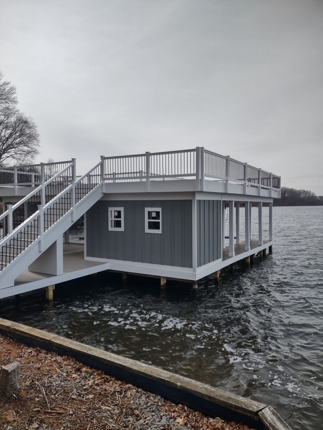 Boat Dock With Wolf Decking