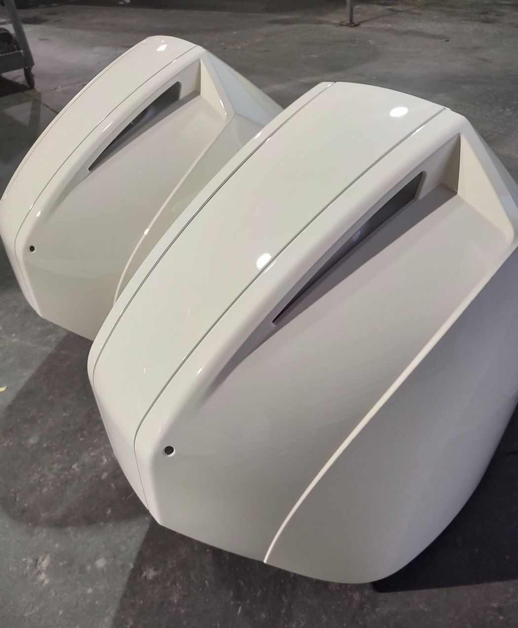 Custom Painted Mercury 225HP Outboards