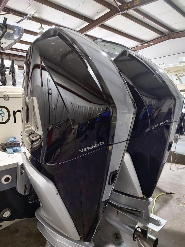 Custom Painted Mercury Verado Outboards
