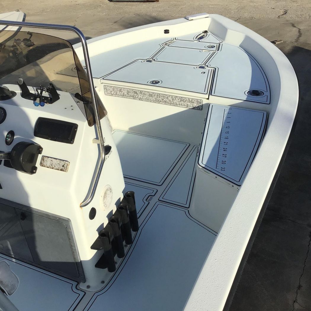 Action Craft Center Console SeaDek Flooring