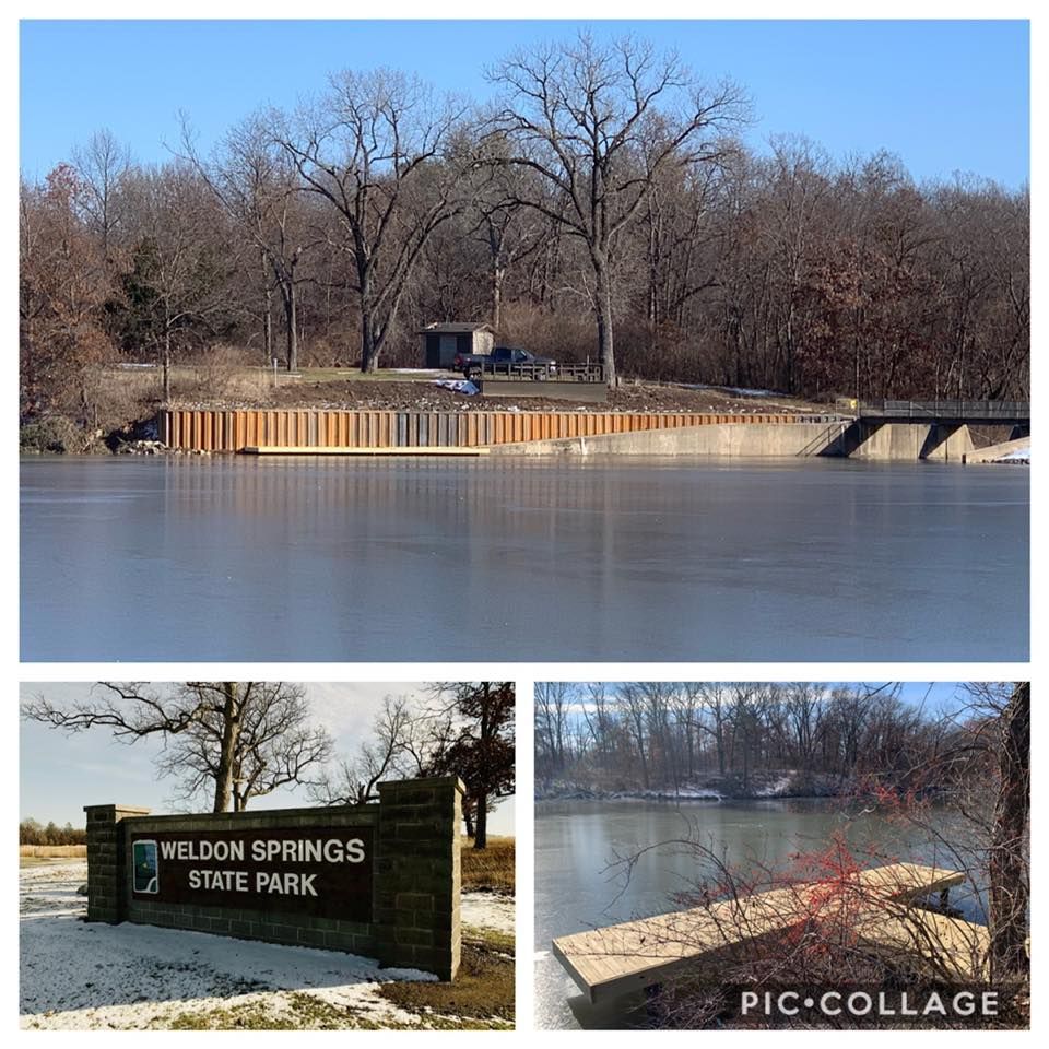 Weldon Springs State Park - Dock & Seawall project