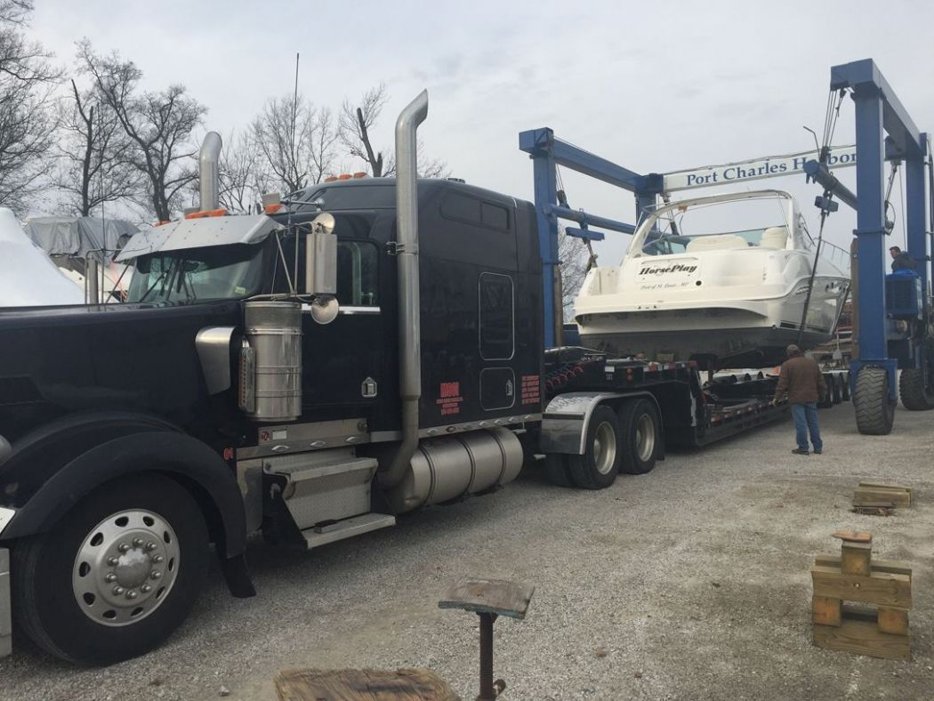 Sea Ray 460 Transport To LOTO