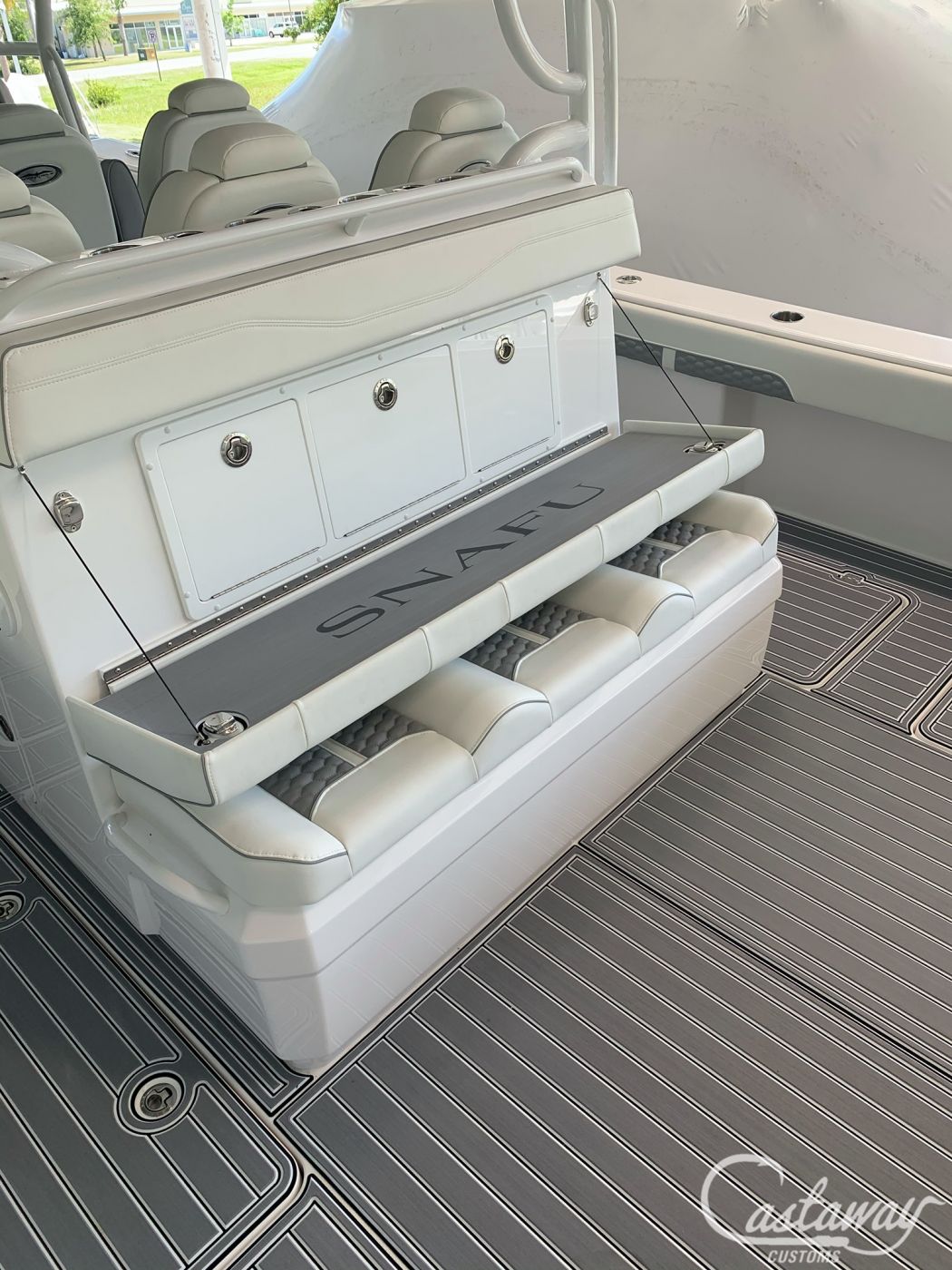 46 Invincible Cat SeaDek Flooring