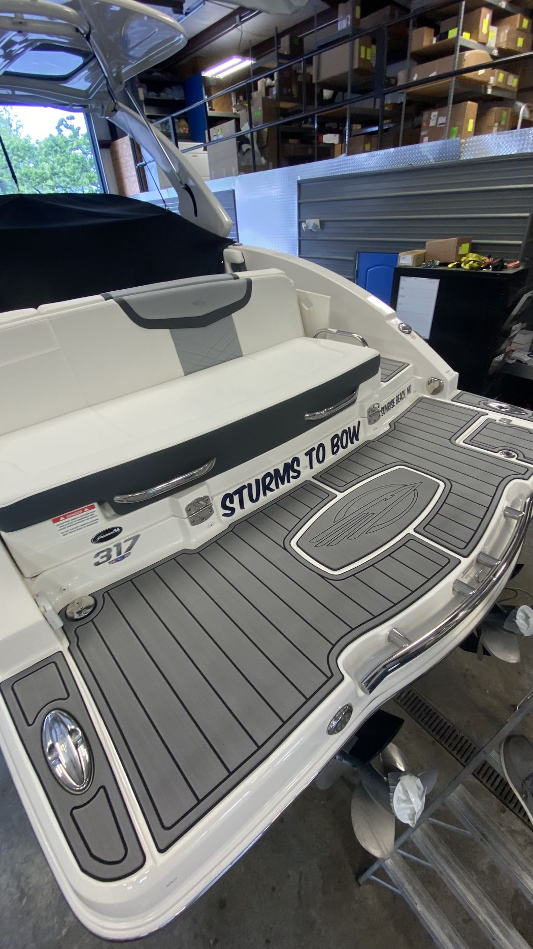 Chaparral 317 SSX Marine Flooring Install