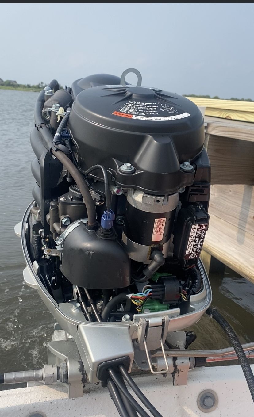 40hp Honda fixed at boat slip