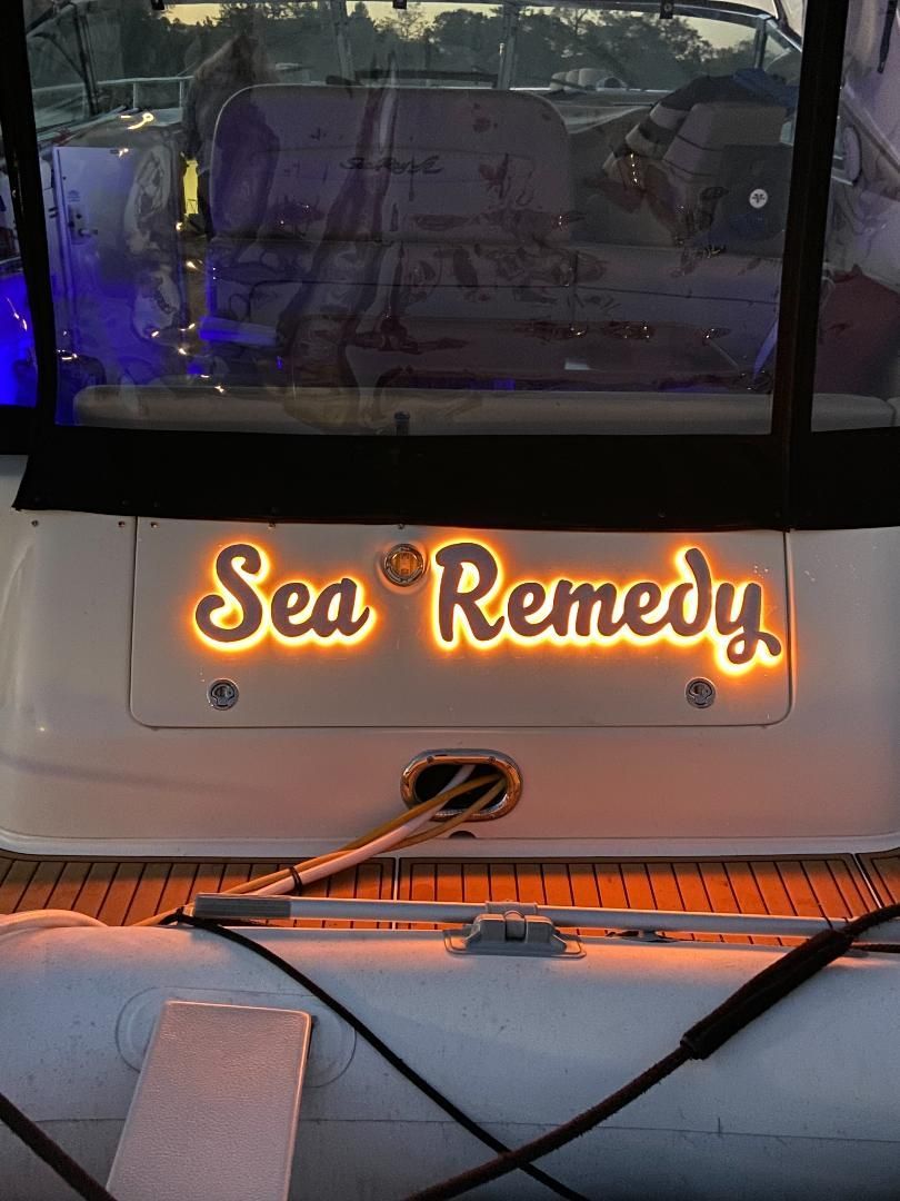 Light Up Boat Name St. Pete FL