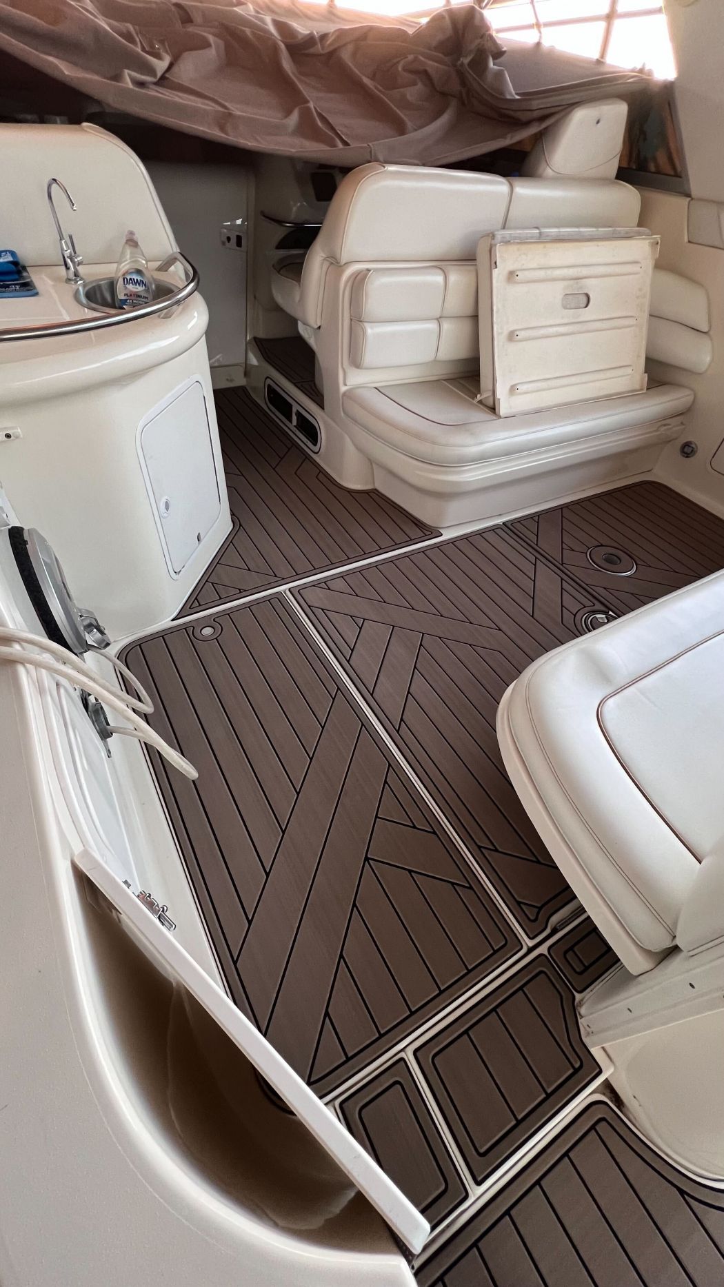 1997 SeaRay 330 Marine Flooring