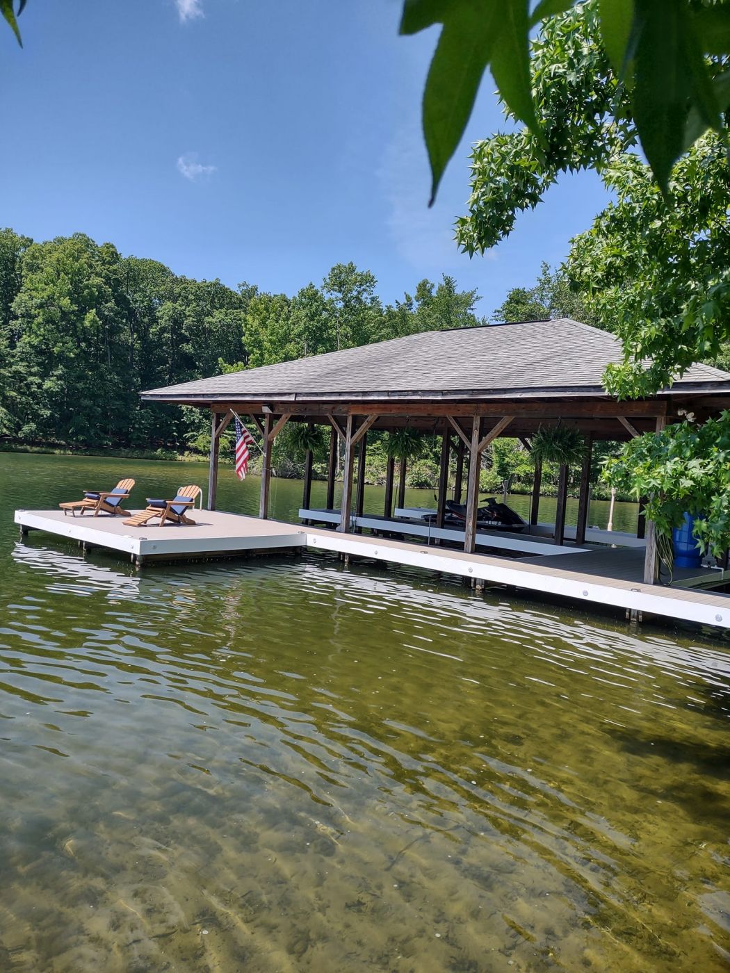 Lake Anna Boat Dock With Wolf Decking