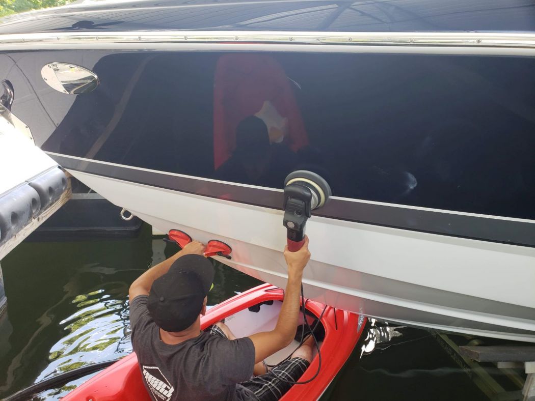2015 Formula 310 BR received a 5 Year Surpass SiO2 Ceramic Coating