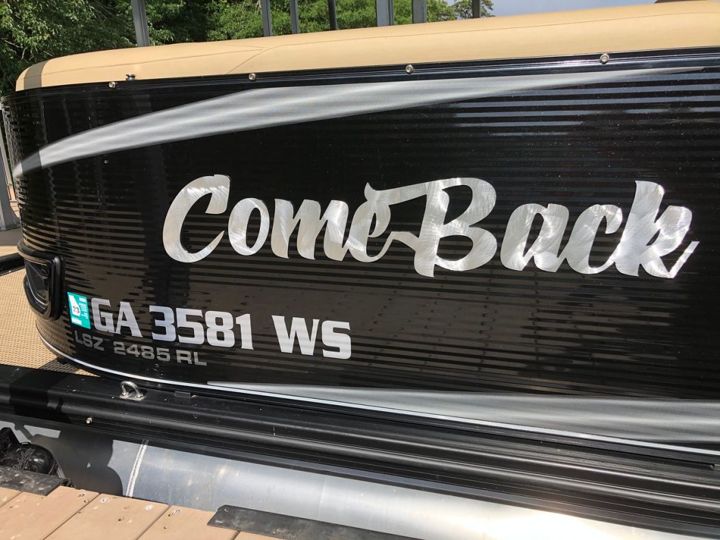 Backlit Boat Names