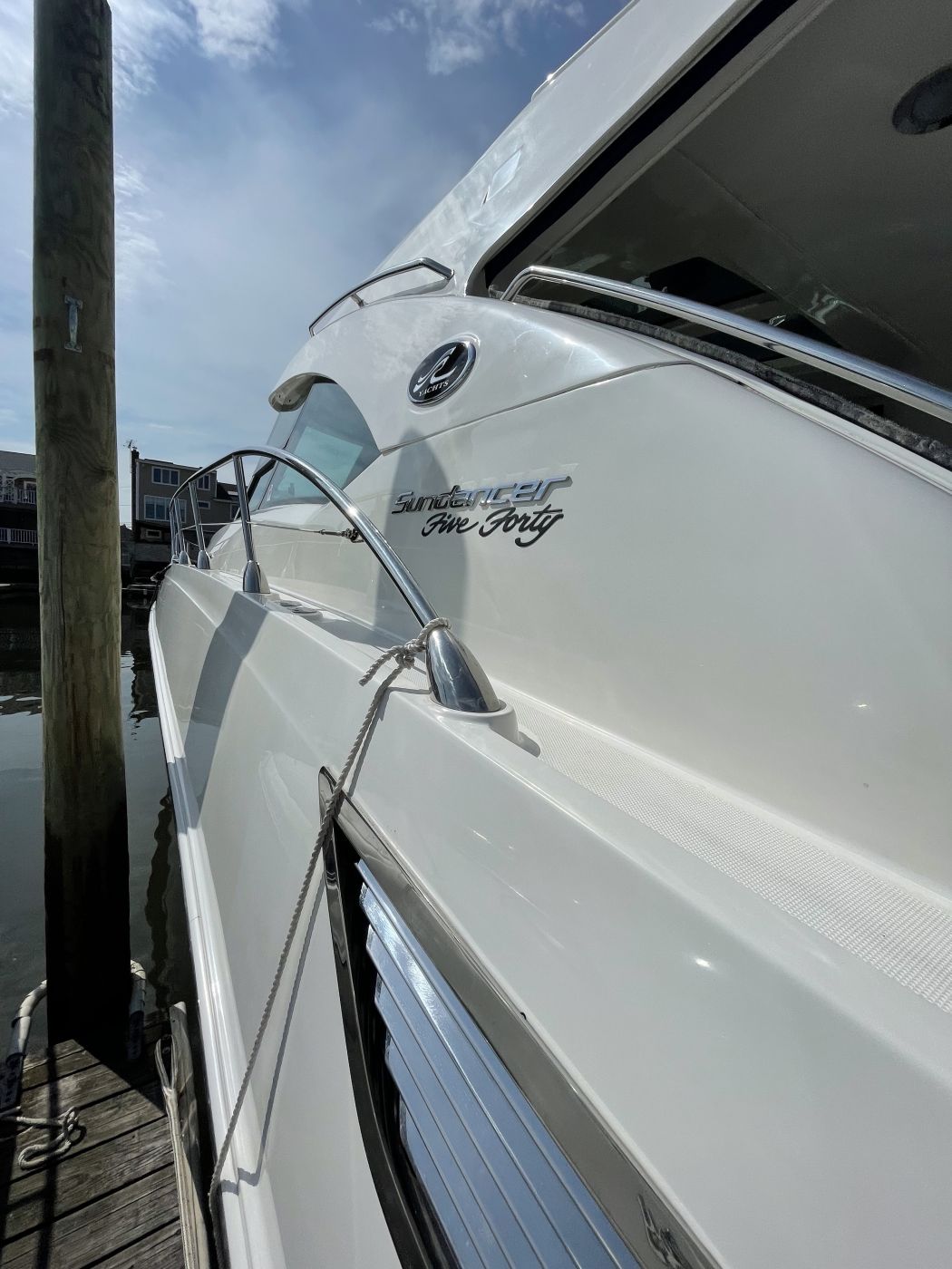 54' Sea Ray Boat Cleaning