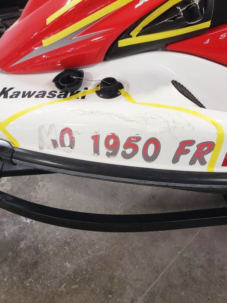 2009 Kawasaki Jet Ski Fiberglass Repair