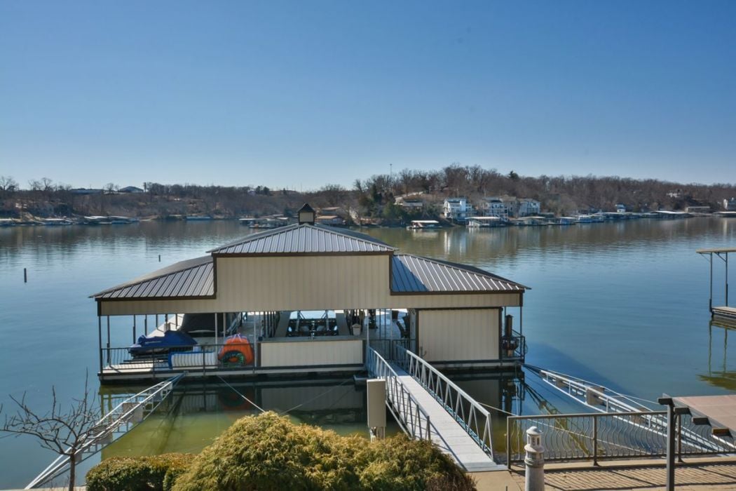 2 Slip Boat Dock With Custom Bar