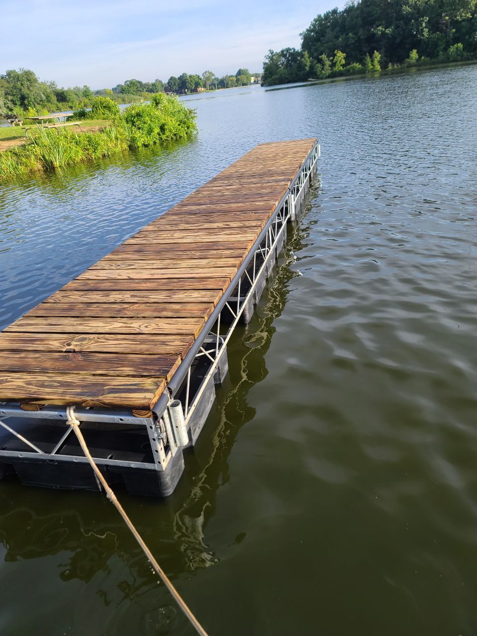North Reservoir Seawall and Steel Frame Floating Dock