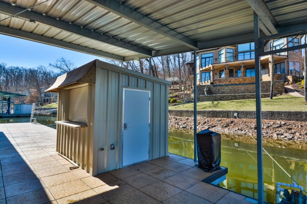 2 Slip Boat Dock With 4 PWC Slips