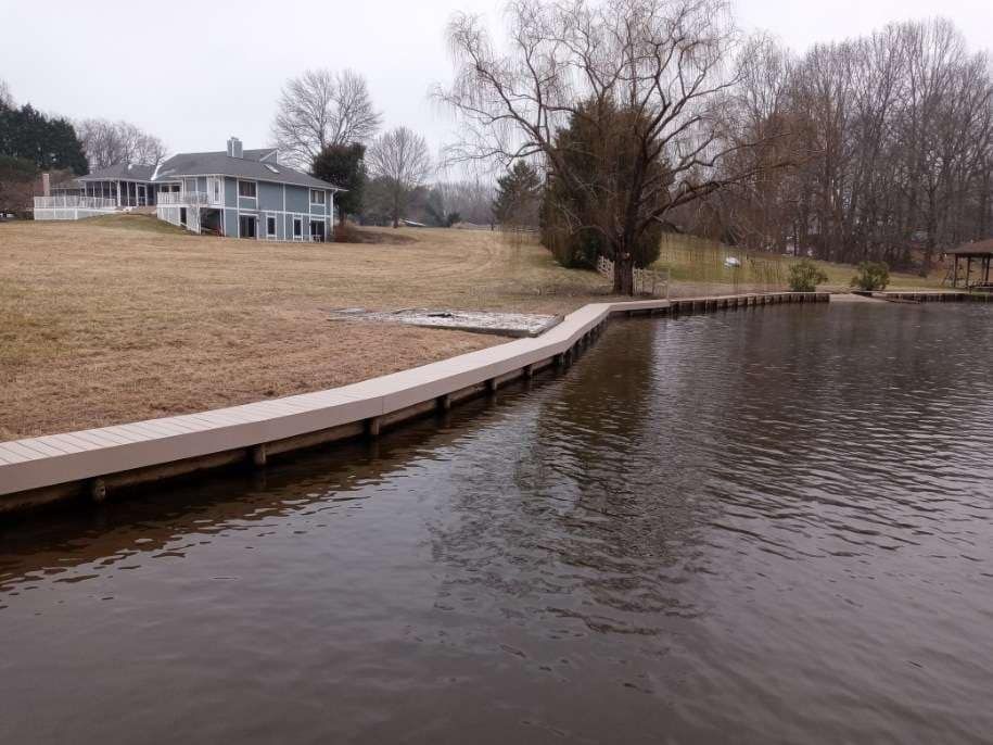 Seawall Construction Lake Anna