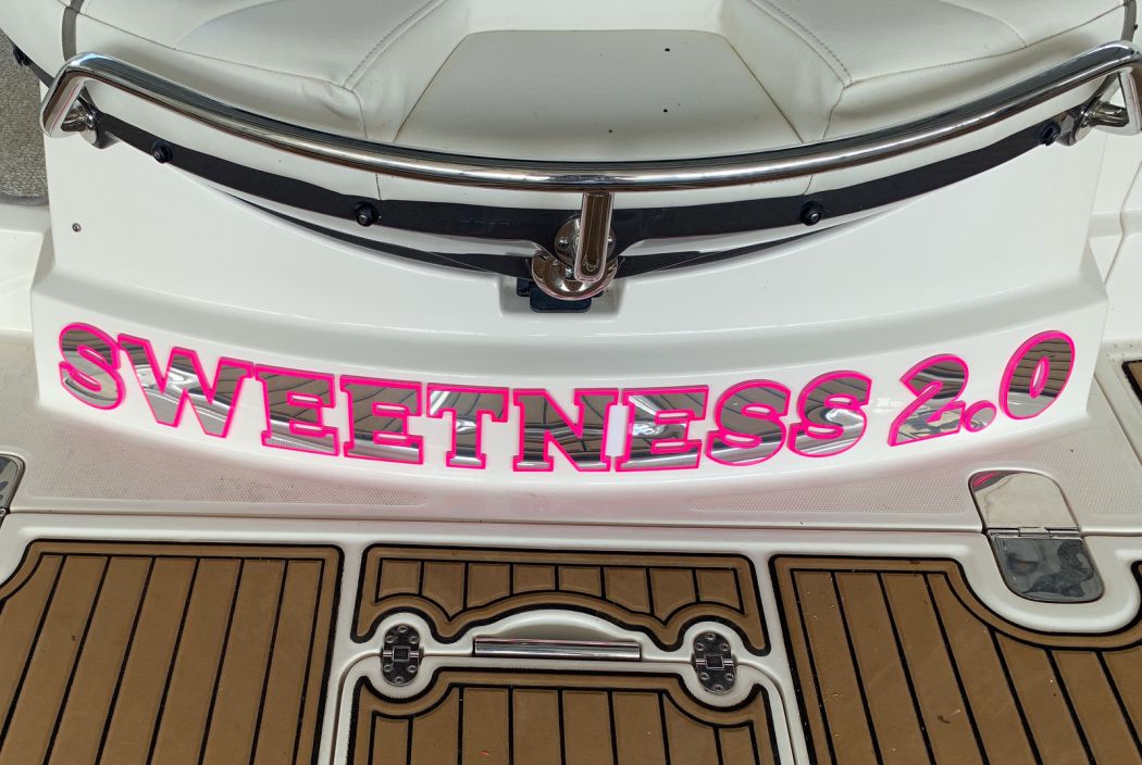 Backlit Boat Names
