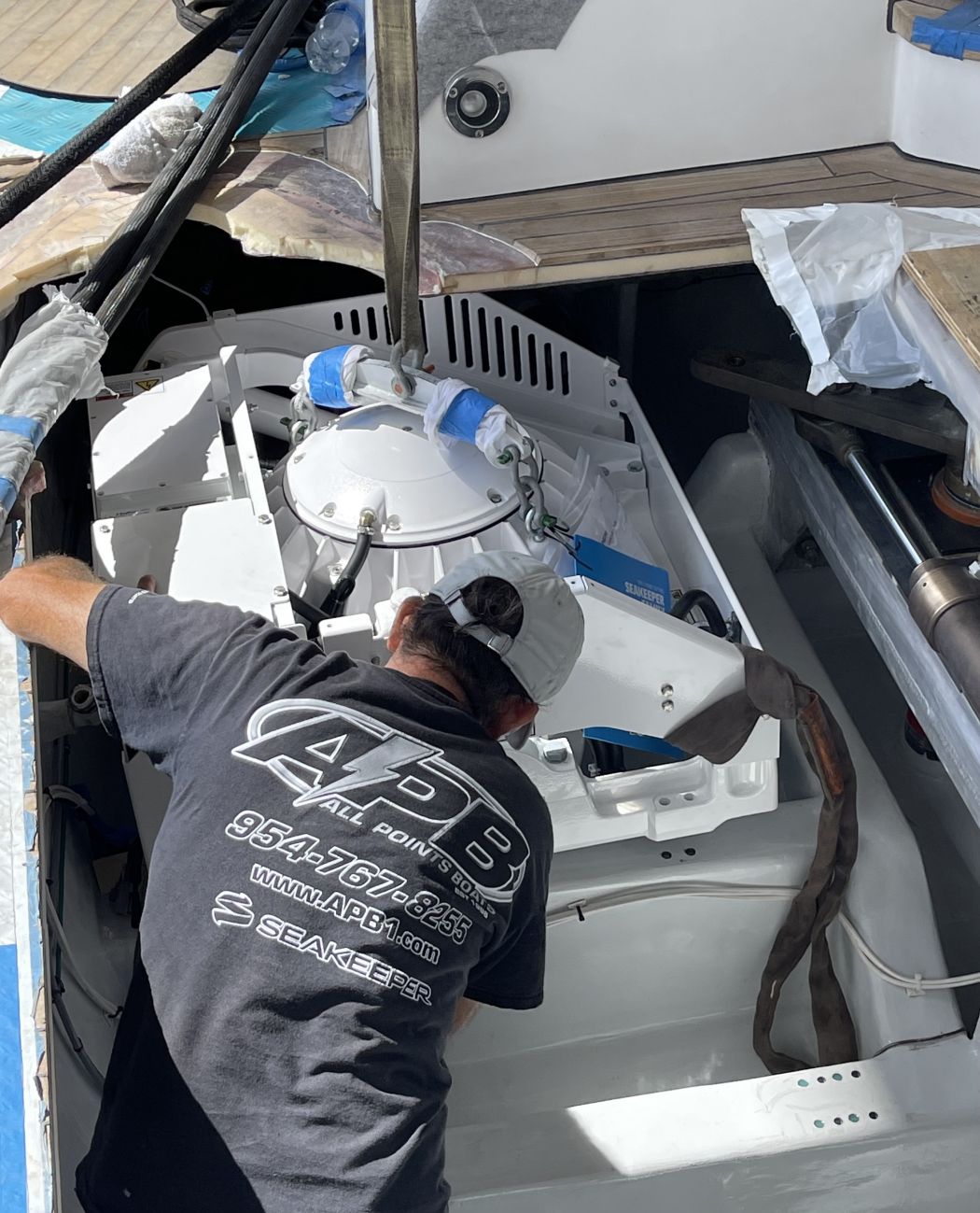 Westport 112 Seakeeper Install