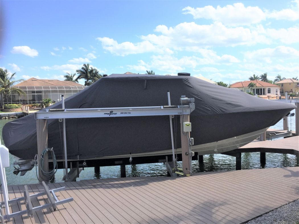 Boston Whaler 320 Dual Console Full Boat Cover