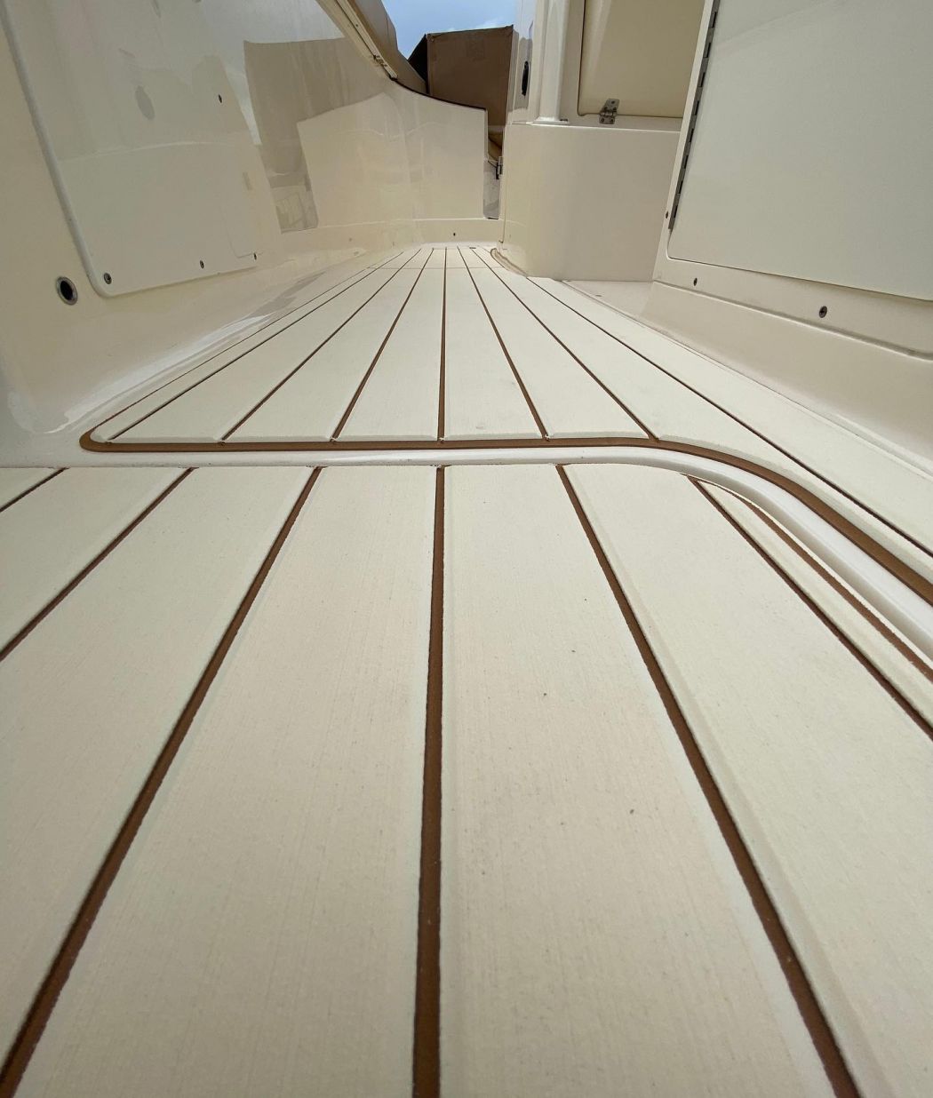 Scout Center Console SeaDek Flooring