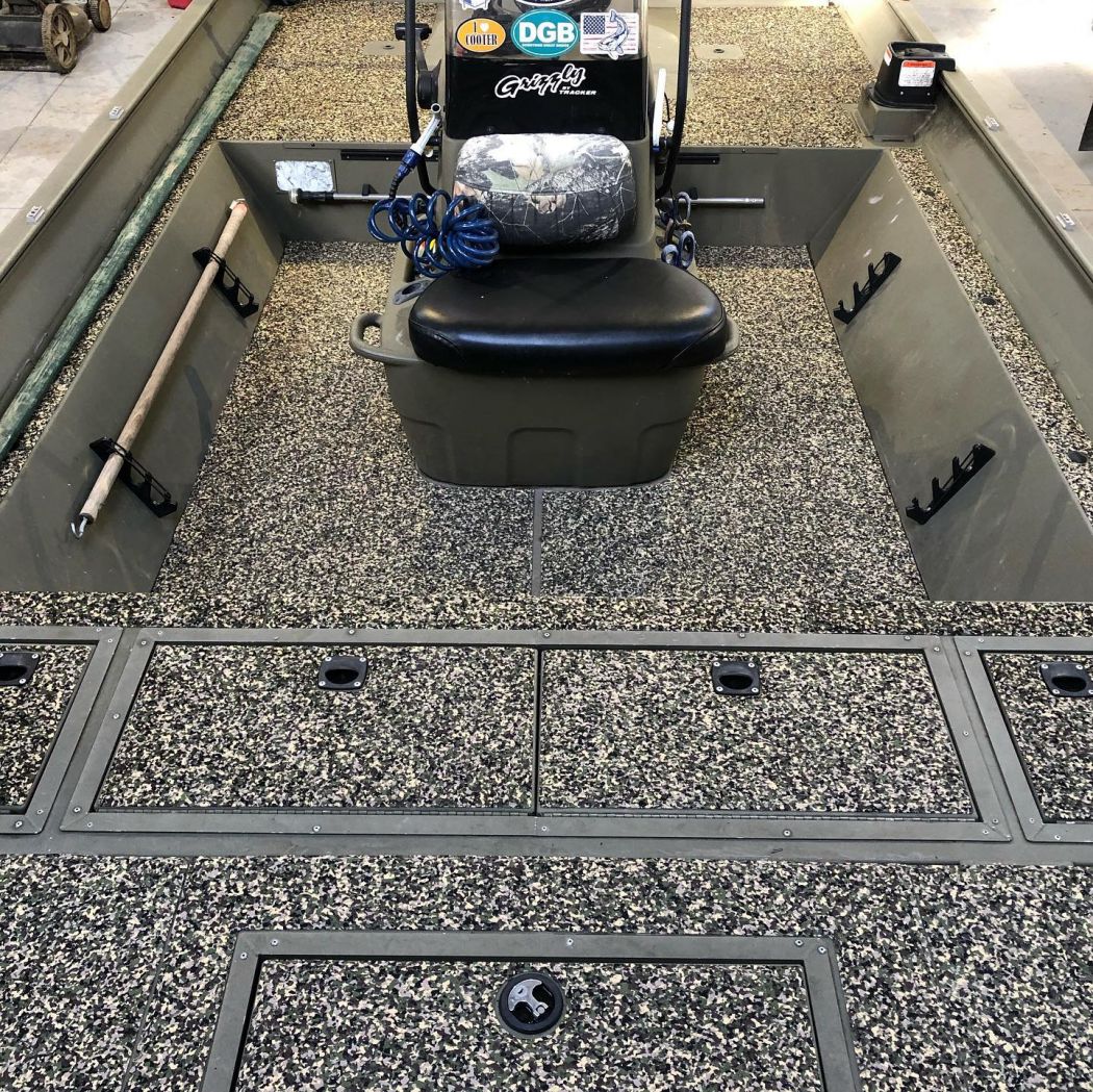 Tracker Fishing Boat SeaDek Flooring