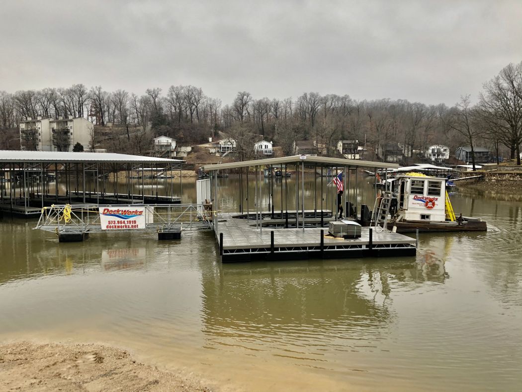 2 Slip Boat Dock Rebuild with Dock Accessories
