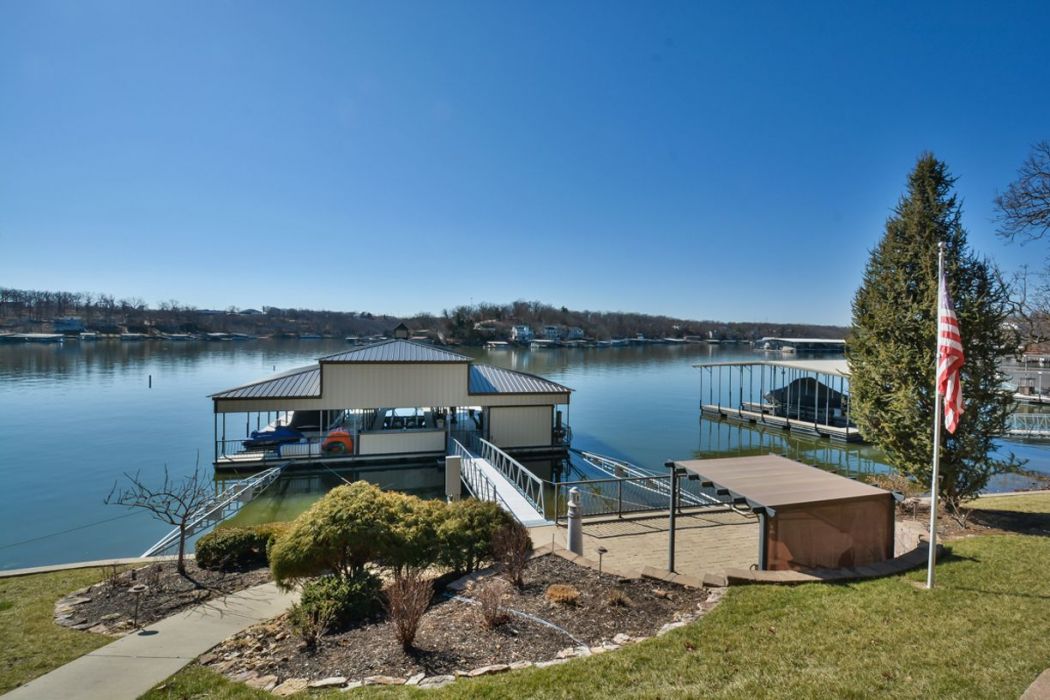 2 Slip Boat Dock With Custom Bar