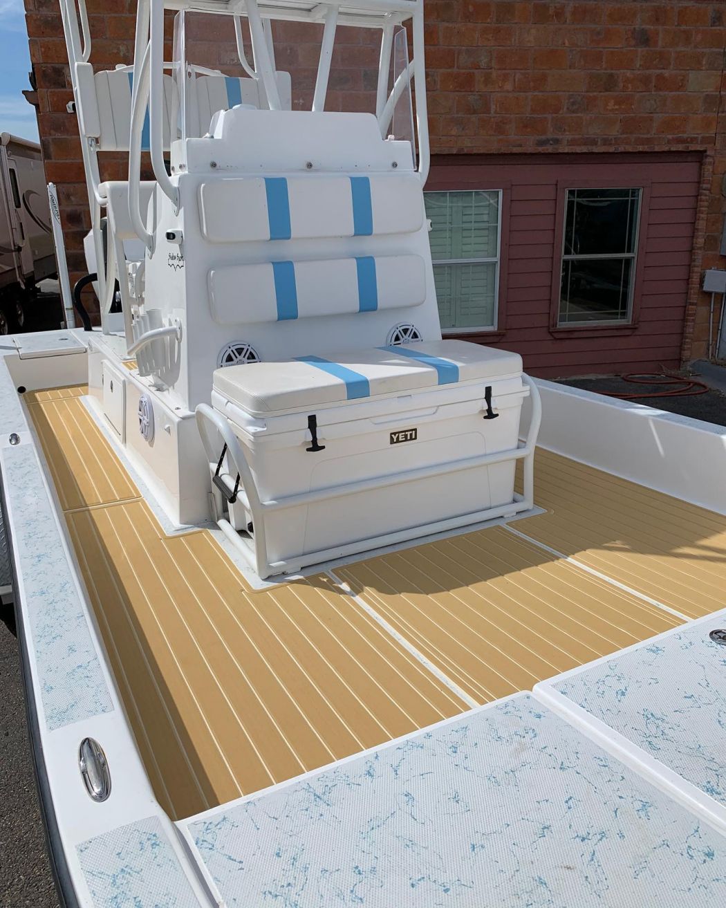 Shallow Sport Boat SeaDek Installation