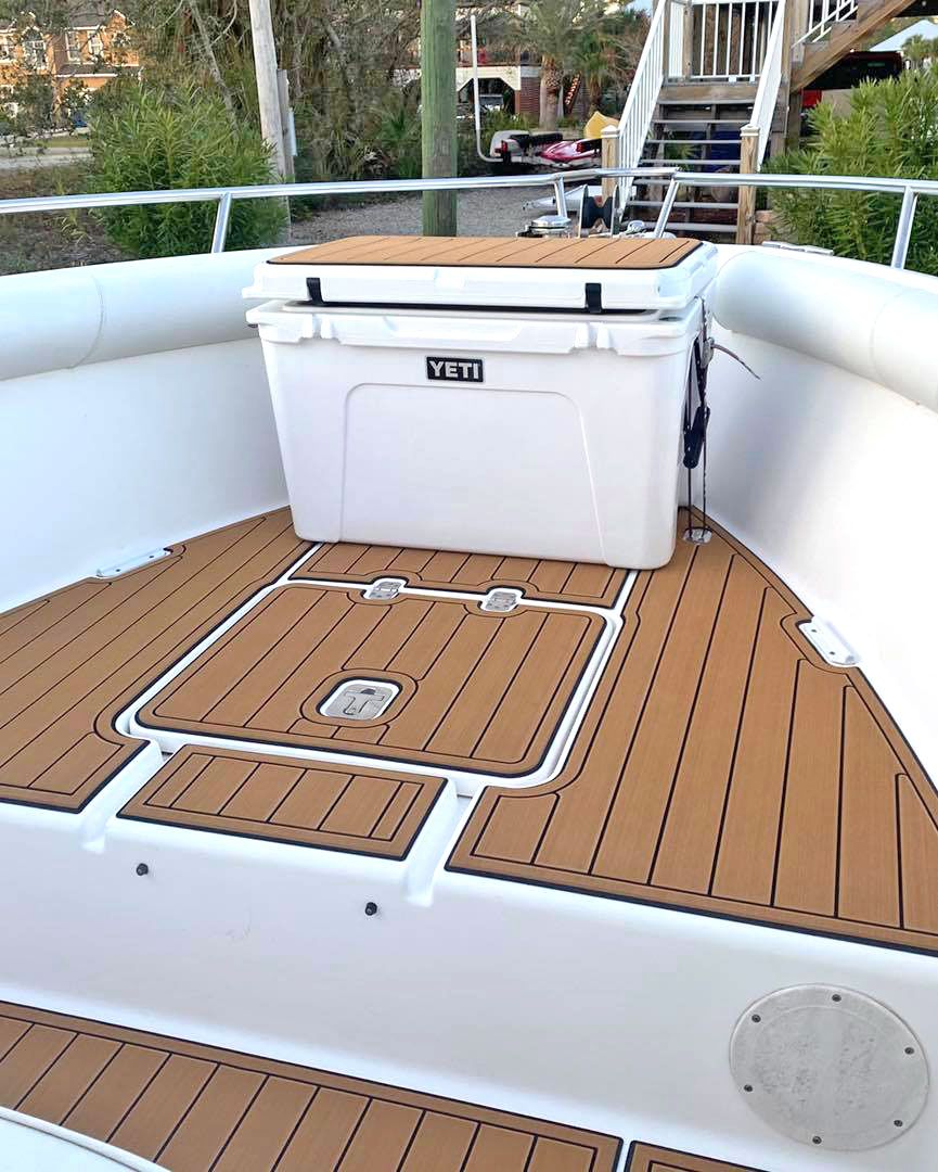 Century Center Console SeaDek Installation
