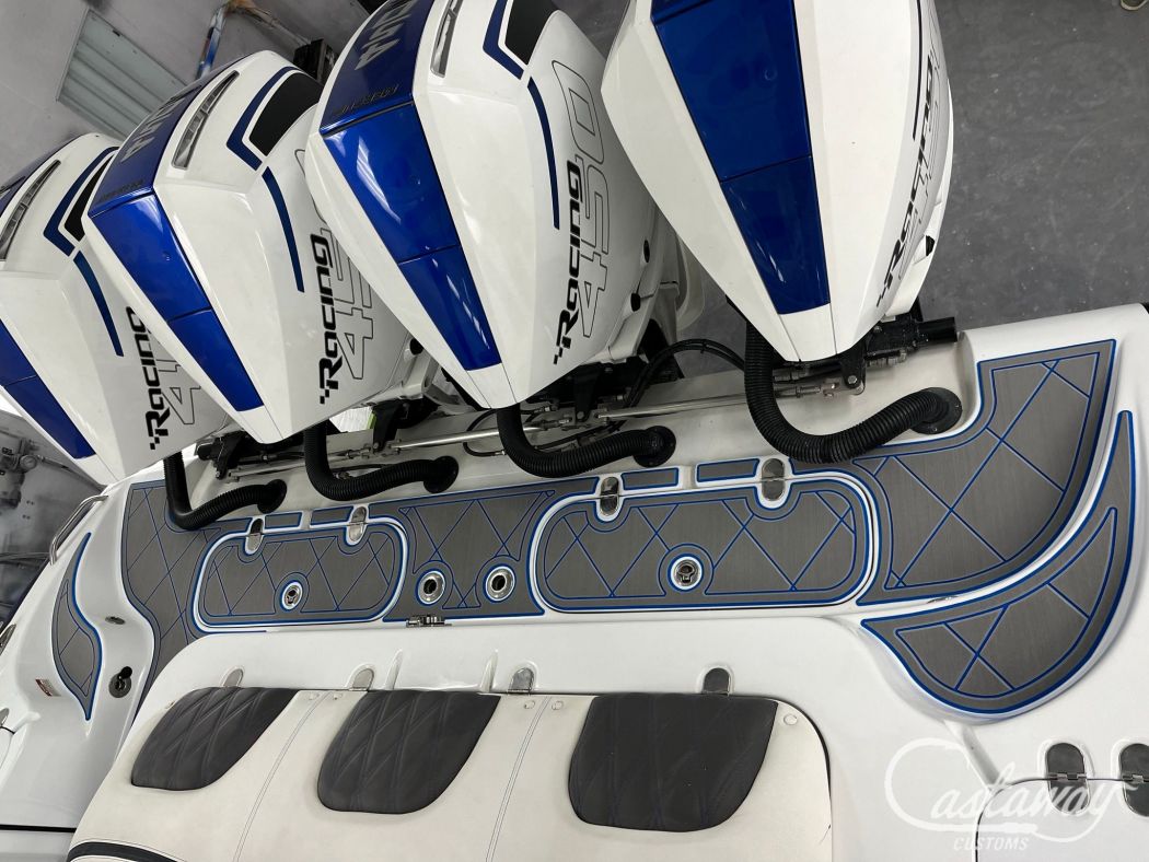 Custom SeaDek 42 MTI Center Console