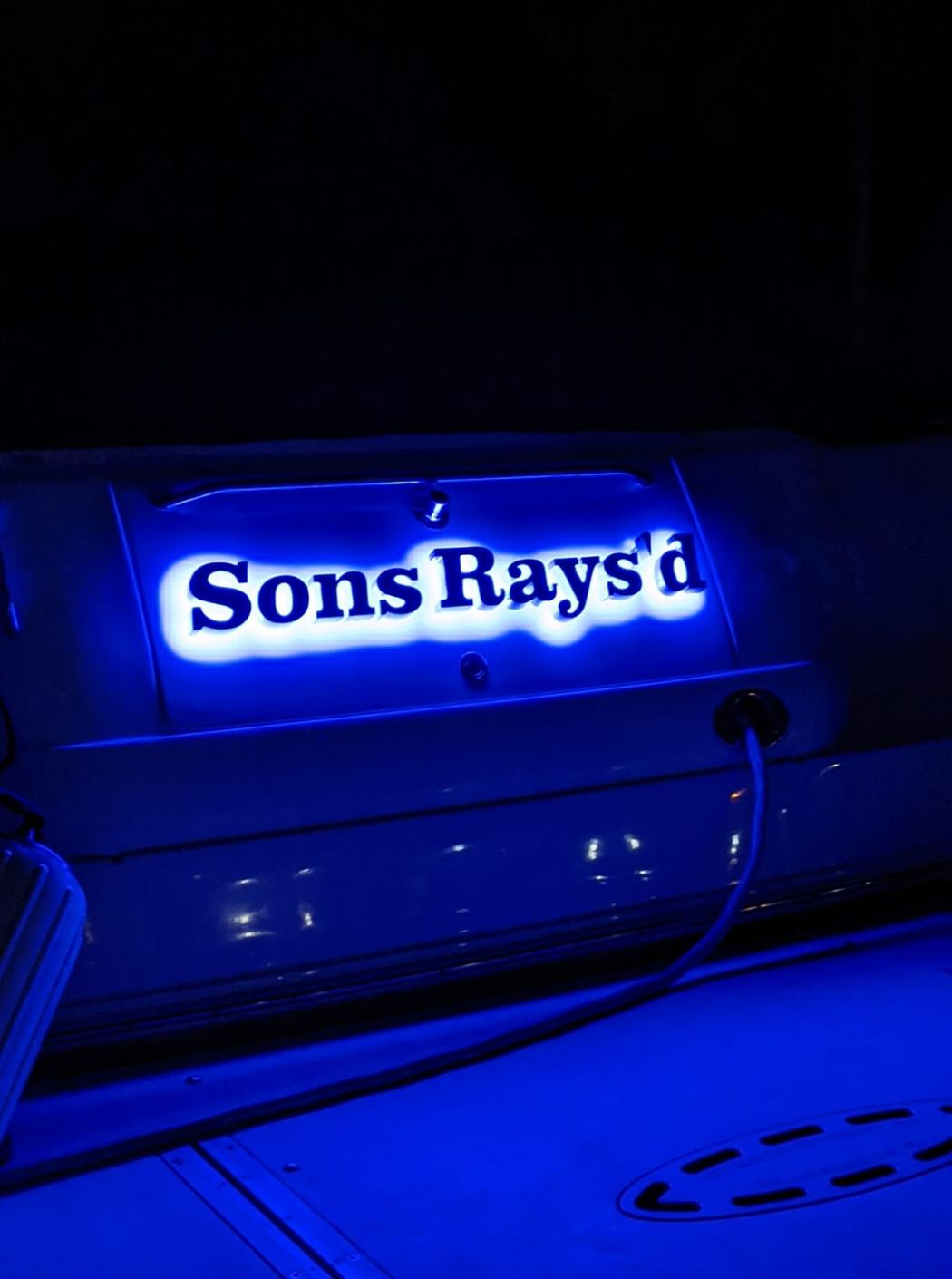 SeaRay Light Up Boat Name