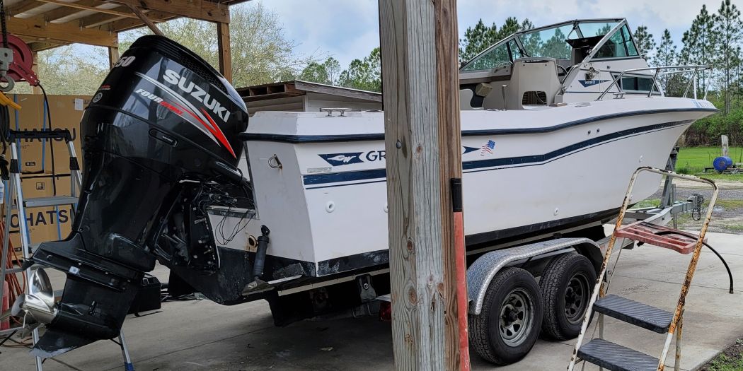 Rigging a Grady White with a newer Suzuki