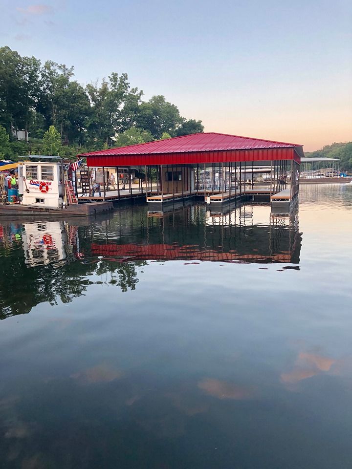 3 Slip Boat Dock With Hip Roof