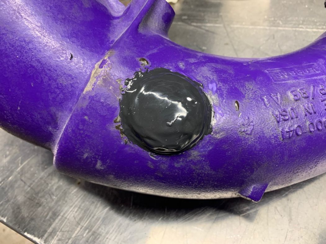 96 SeaDoo GTX tune pipe repair