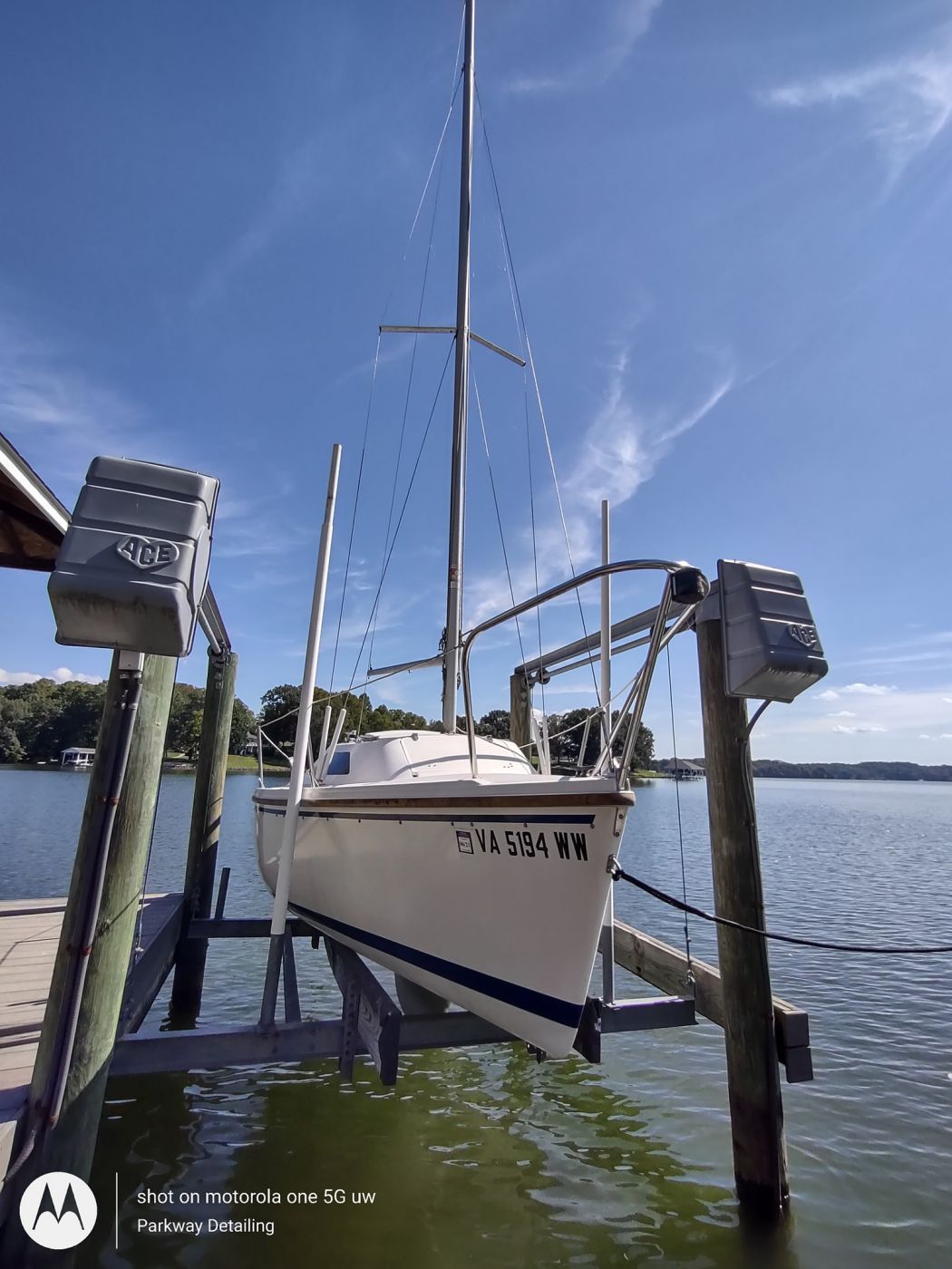 Dockside Sail Boat Restoration