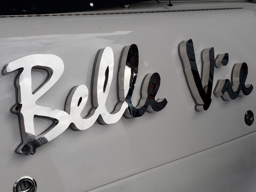 Raised Boat Lettering West Palm Beach FL